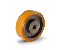 RE.F4-Mould-on polyurethane castor wheels